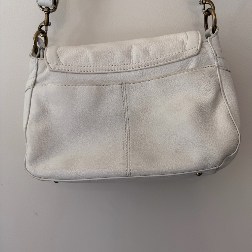 American Leather Co. Marino Crossbody Bag Cream - Picture 4 of 10